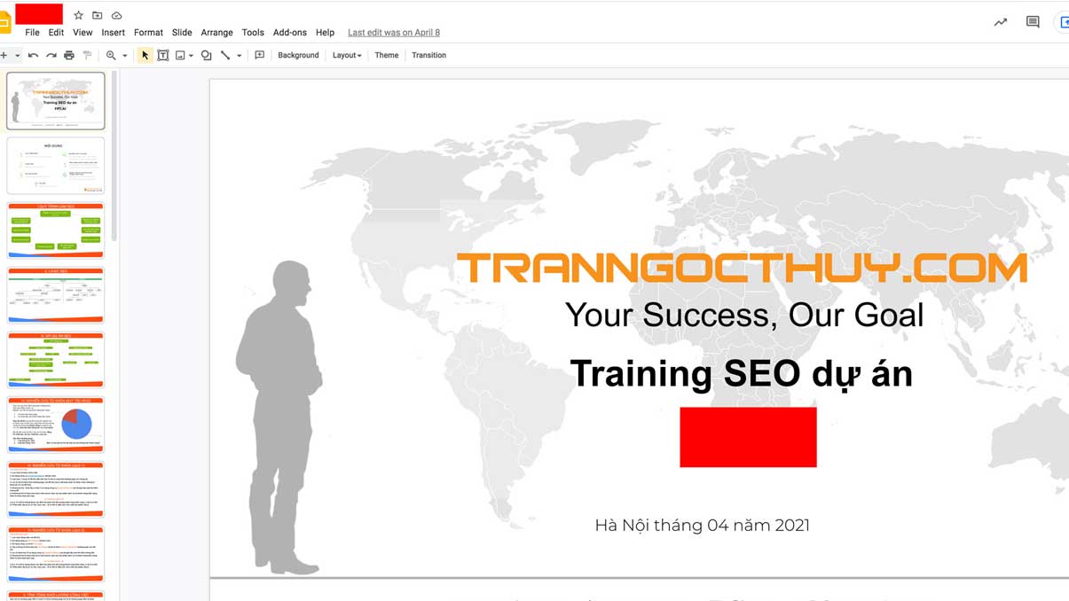 Dịch vụ tư vấn SEO tính phí bởi Trần Ngọc Thùy