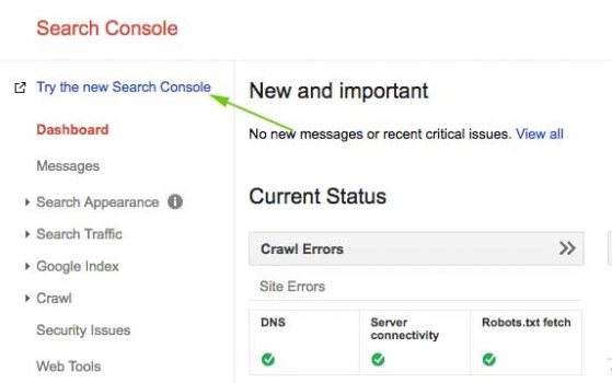 Google đưa ra bản dùng thử Search Console